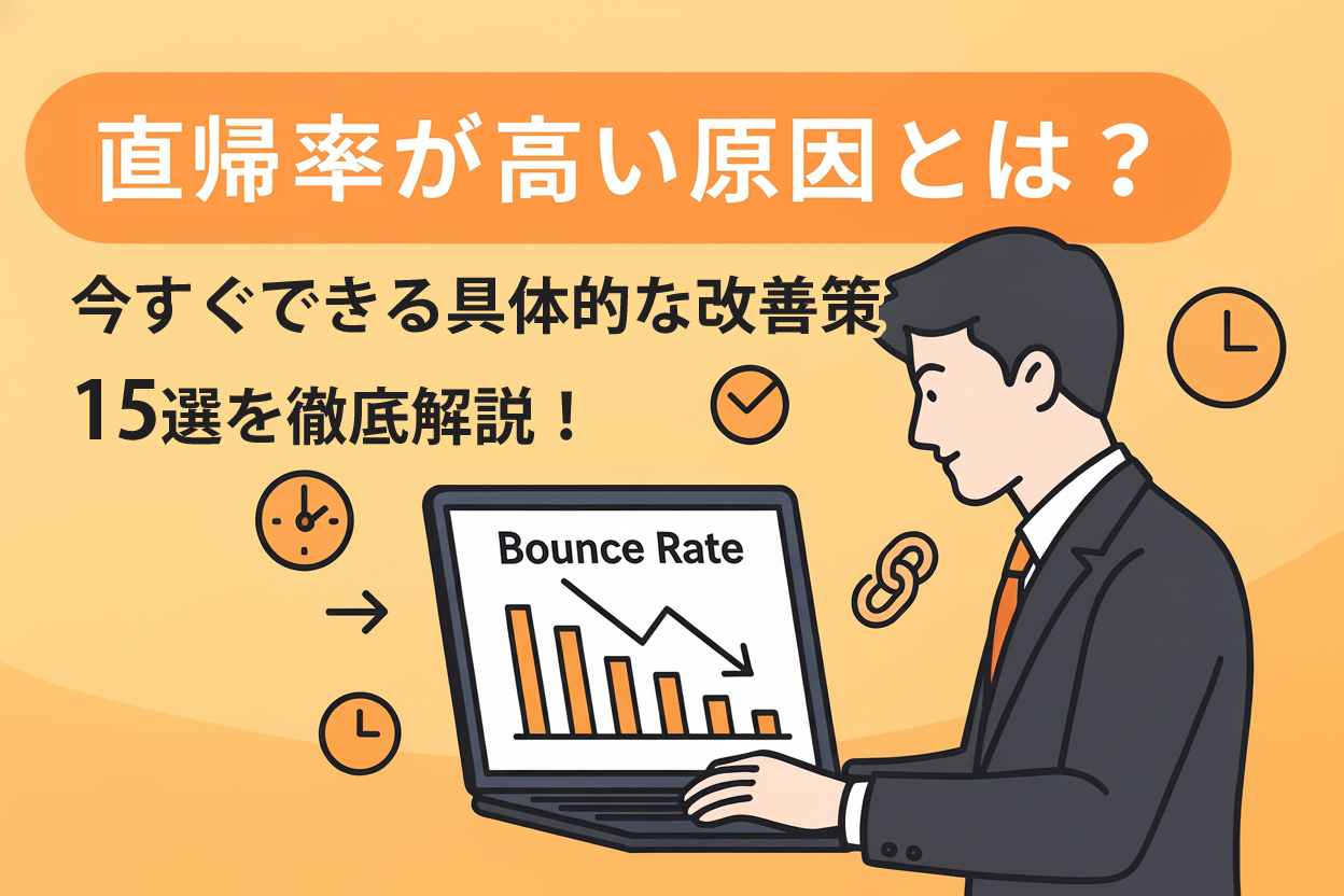 直帰率が高い原因とは？今すぐできる具体的な改善策15選を徹底解説！