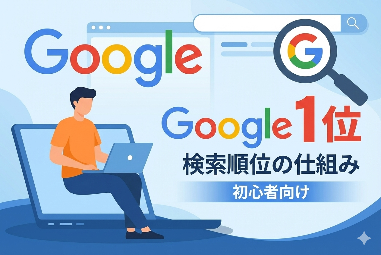 Google検索で1位になるには？検索順位が決まる仕組みを初心者向けに解説