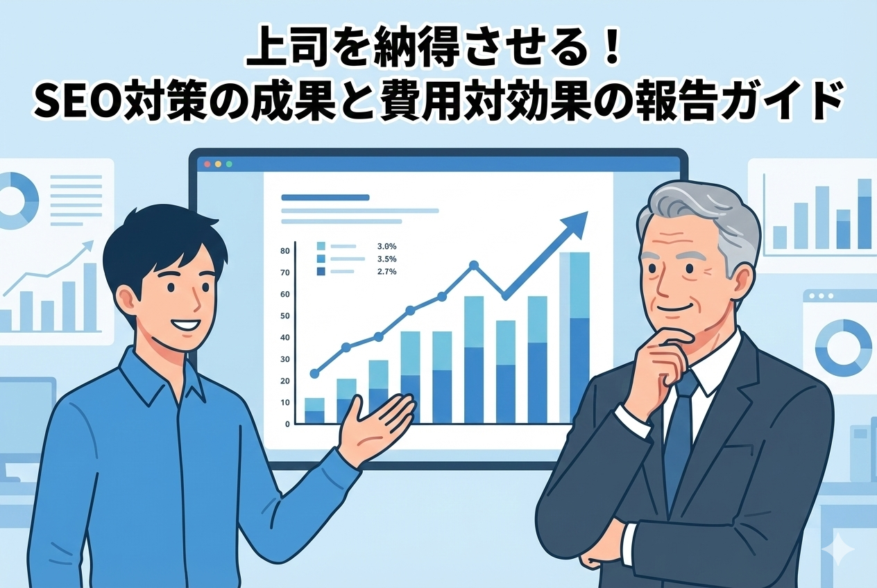 上司を納得させる！SEO対策の成果と費用対効果の報告ガイド